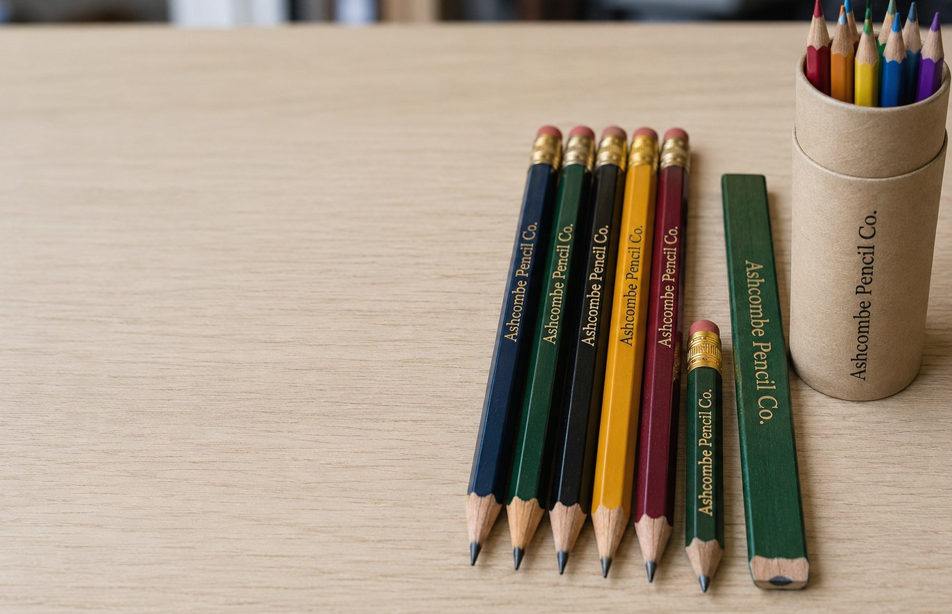 Custom printed pencils with logo