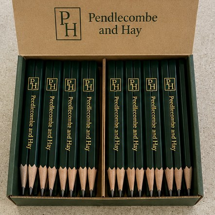 Customized pencils for golf clubs and betting